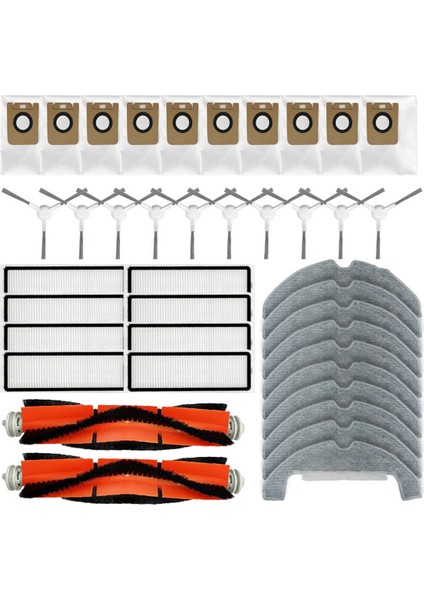 Dream D9 Için Plus Aksesuarlar Yedek Parçalar Ek Silin Silin Fırçası Hepa Filtre Mop Pad Toz Çanta (Yurt Dışından)