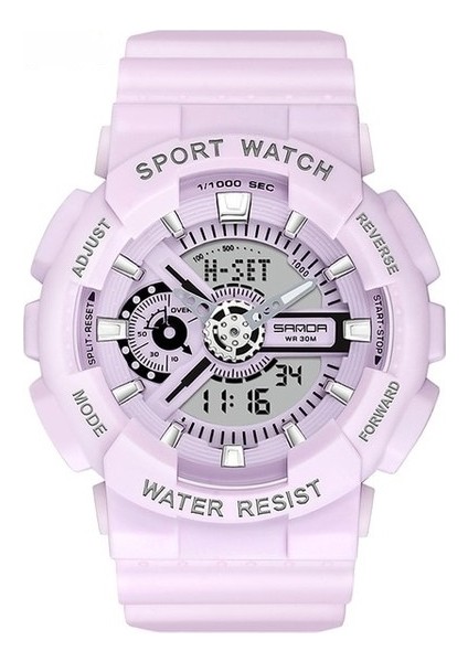 Yeni Erkek Izle Çift Ekran Spor 30 M Su Geçirmez Dijital Saatler Kol Saati Kuvars Izle Erkekler Için Relogio Masculino 299 (Yurt Dışından)