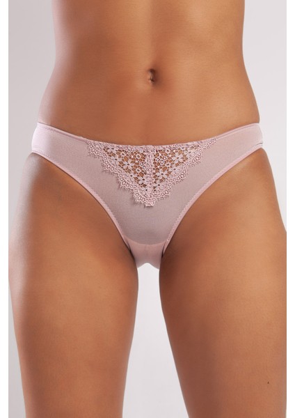 Golshan Garland Mini Slip, Kadın Güpürlü Açık Pembe Külot indirimleri