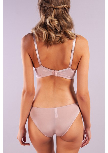 Golshan Garland Mini Slip, Kadın Güpürlü Açık Pembe Külot