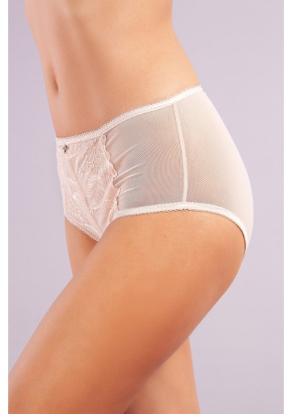 Golshan Gaspara Control Slip, Kadın Güpürlü Tül Ten Renk Yüksek Bel Külot fiyatları