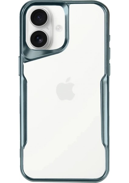 iPhone 16 Plus Kılıf Boyi Silikon Kapak - Turkuaz