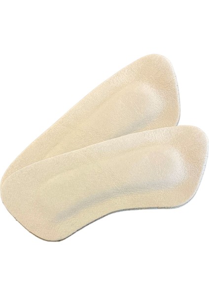 Ayakkabı Topuk Arkası Koruyucu Deri Ped, Krem, 1 Çift fiyatları