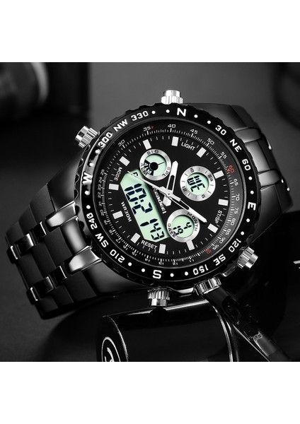 Siyah Readeel Üst Marka Spor Kuvars Kol Saati Erkekler Askeri Su Geçirmez Saatler Casıo (Yurt Dışından) fırsatları
