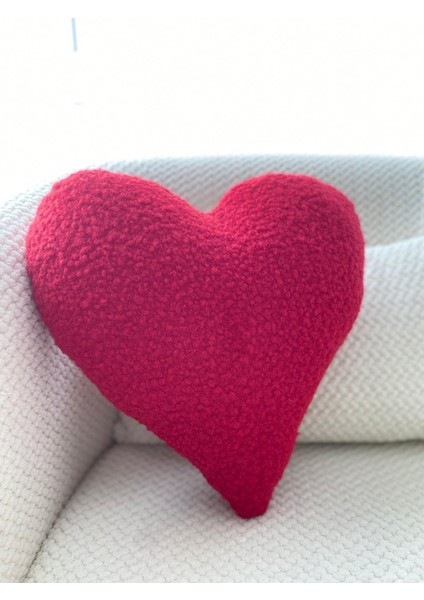 Teddy Kalp Yastık Kırmızı Handmade modelleri