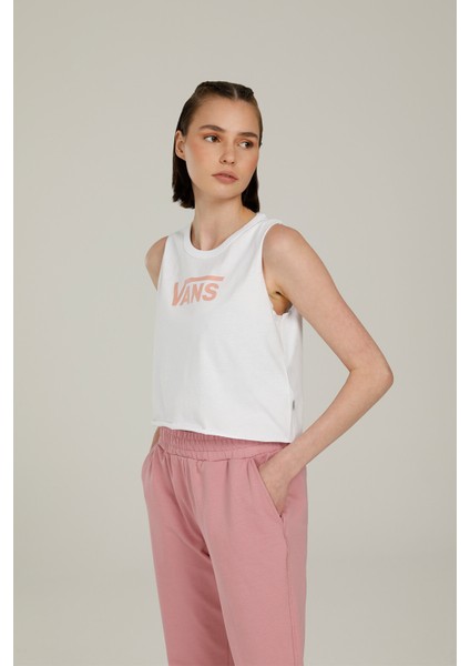 WM DROP V MUSCLE TANK-B Beyaz Kadın Kısa Kol T-Shirt fiyatları