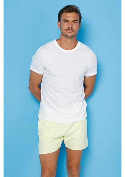 SUNAPEE LAKE SOLID Sarı Erkek Deniz Şortu fırsatları