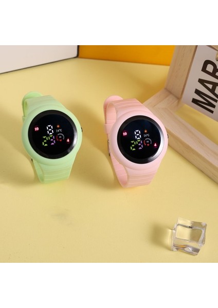 Kırmızı Erkek Dijital Spor Saat LED Ekran Büyük Yüz Saatler Erkekler Için Su Geçirmez Casıo (Yurt Dışından)