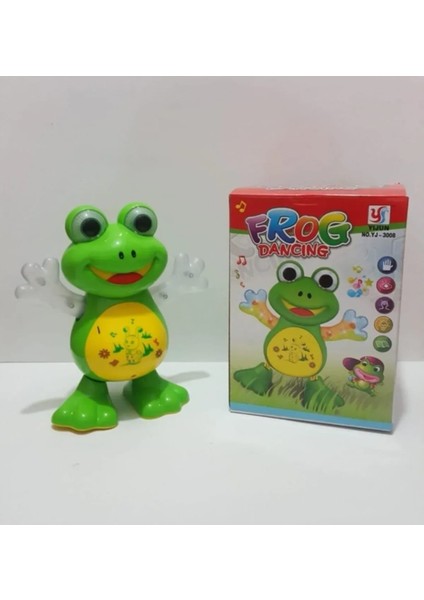 Pili Dans Eden Kurbağa Işıklı ve Müzikli