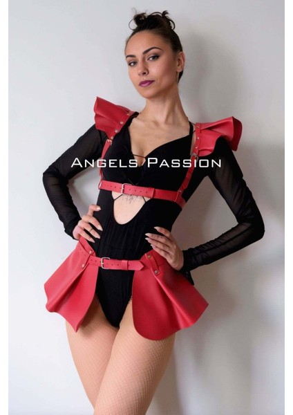 Deri Elbise Harness, Mini Deri Etek, Deri Elbise Etek Harness - BRF1001 fiyatları