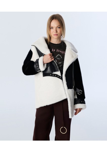 Suni Deri Mıx Kruvaze Mont TW6250012219018 modelleri