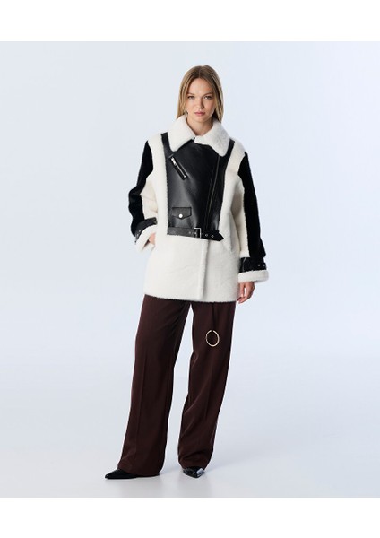 Suni Deri Mıx Kruvaze Mont TW6250012219018 indirimleri