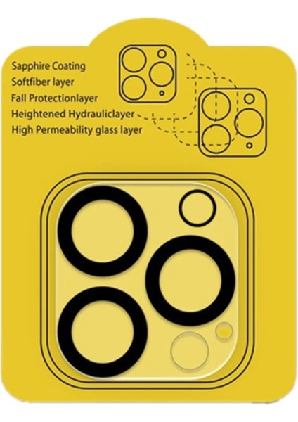 Ally iPhone 15 Pro-15 Pro Max Full Tempered Kamera Lens Koruma CAMI-(5775) - BKS1704-7099 indirimleri