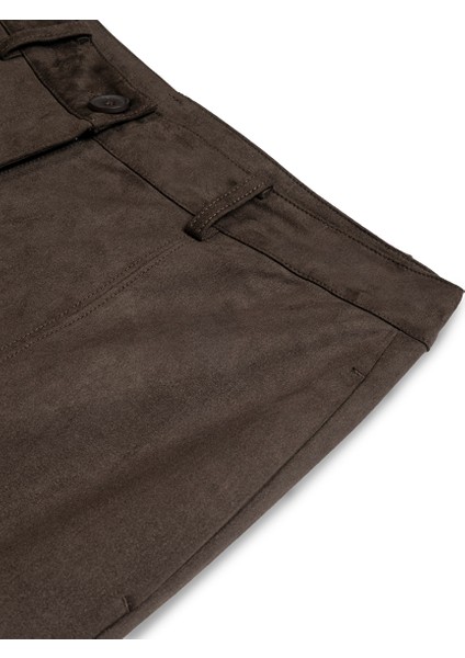 Süet Görünümlü Pantolon IW6250003050074 indirimleri