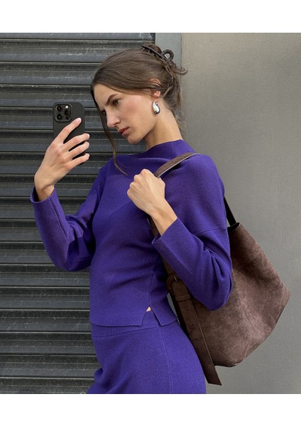 Asimetrik Yaka Triko IW6250050073DF1