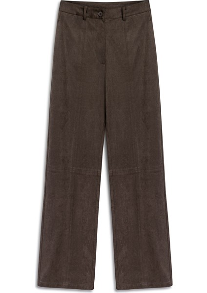 Süet Görünümlü Pantolon IW6250003050074 fırsatları