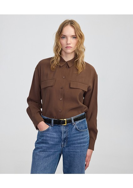 Cep Kapaklı Basic Gömlek IW6250025143074
