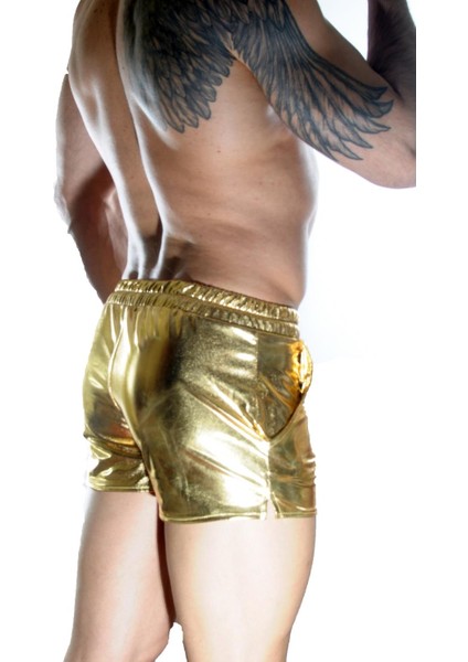 Erkek Gold Lame Short fırsatları