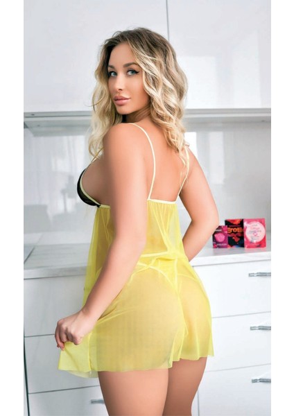 Fantezi Şık Tül Gecelik Takımı fiyatları