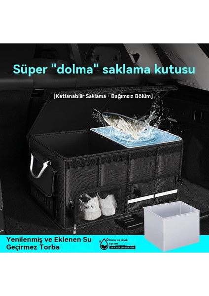 Araba Bagajı Araba Depolama Kutusu Katlanabilir (Yurt Dışından) modelleri