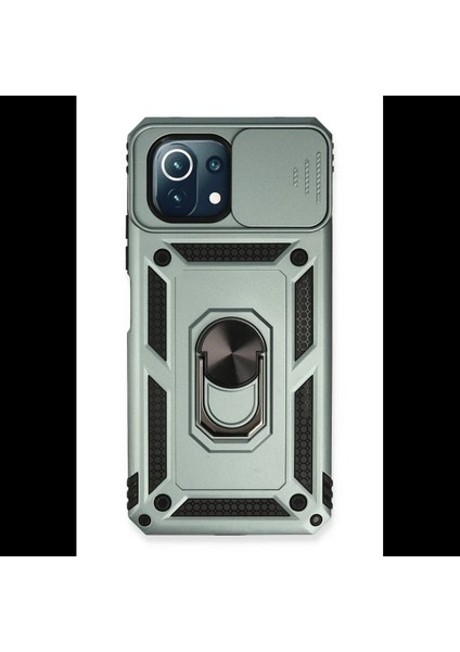 Xiaomi Mi 11 Lite Kılıf Pars Lens Yüzüklü Silikon