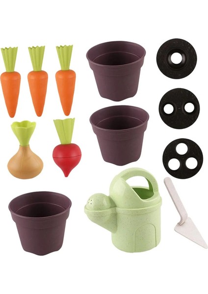Plaj Oyuncakları Set Sevimli Açık Hava Oyunları Yaz Sulama, Çocuklar Için Bahçe Turp Saksı Seti Okul Öncesi Erkek Kızlar Doğum Günü Hediyeleri (Yurt Dışından)
