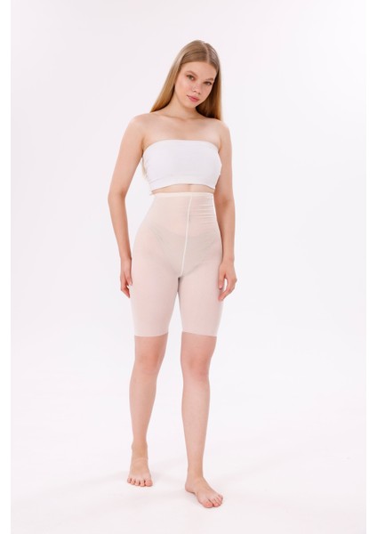 Freshness 0007 Lazer Kesim Tül Yüksek Bel Şort Korse modelleri