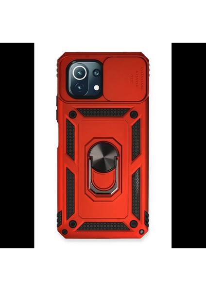 Xiaomi Mi 11 Lite Kılıf Pars Lens Yüzüklü Silikon