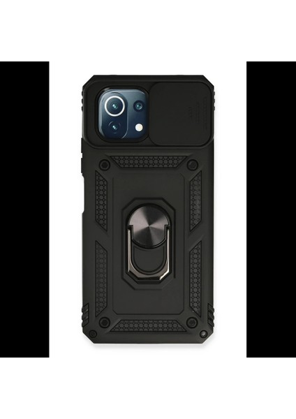 Xiaomi Mi 11 Lite Kılıf Pars Lens Yüzüklü Silikon