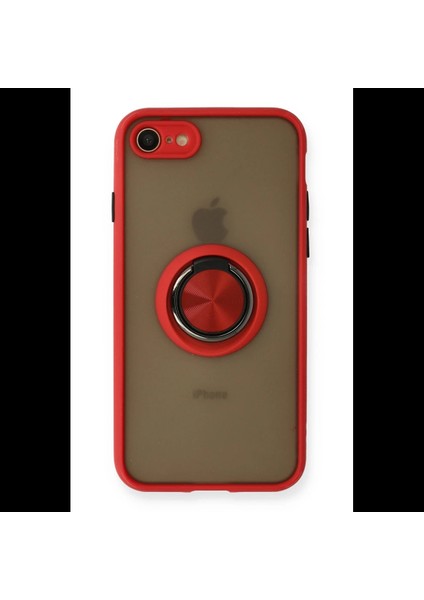 iPhone 7 Kılıf Montreal Yüzüklü Silikon Kapak