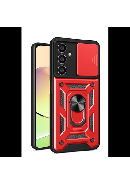 Samsung Galaxy A15 4g Kılıf Pars Lens Yüzüklü Silikon