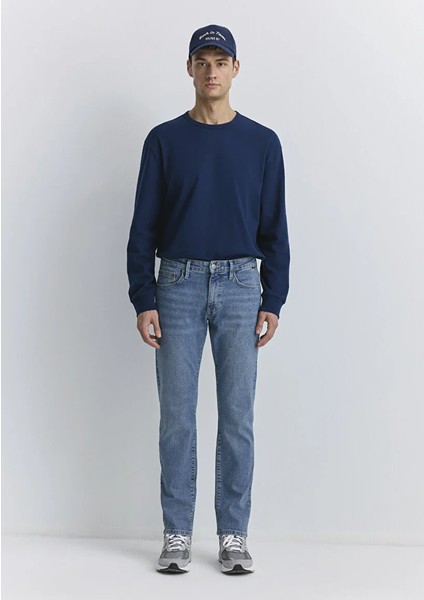 Hunter 90LAR Puslu Vintage Açık Mavi Jean Pantolon 0020289268