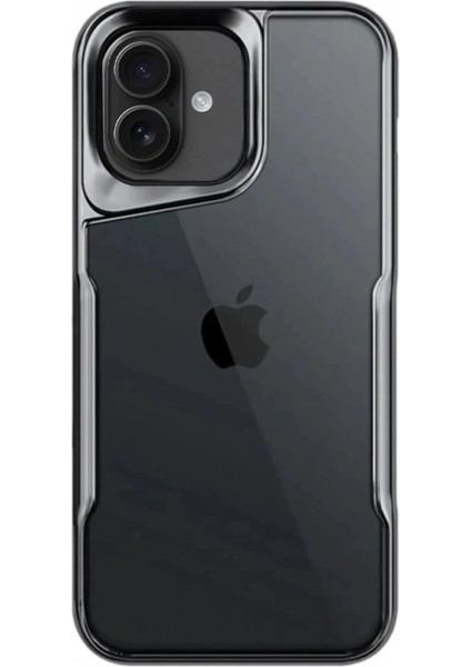 iPhone 16 Plus Kılıf Boyi Silikon Kapak - Titan Gri