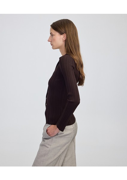 Gömlek Yaka Ribanalı Triko IW6250050429074