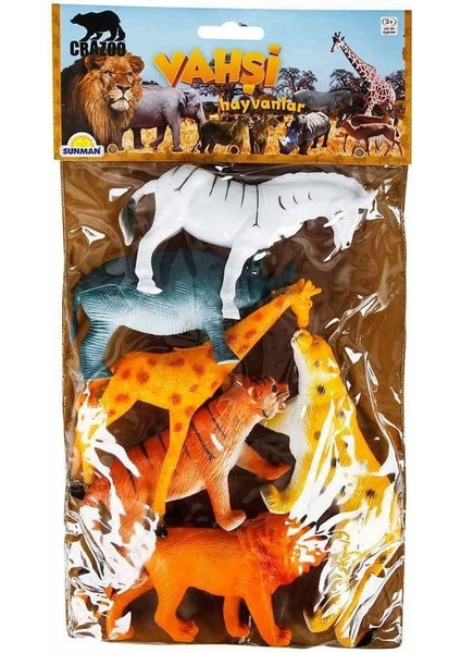 Vahşi Hayvanlar Büyük Poşet 6lı S00000715