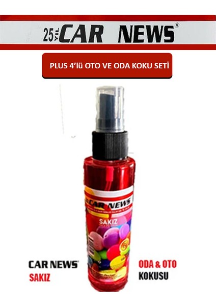 Plus 4’lü Sprey Oto ve Oda Koku Seti modelleri
