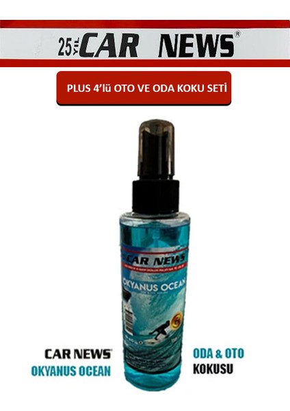 Plus 4’lü Sprey Oto ve Oda Koku Seti fırsatları