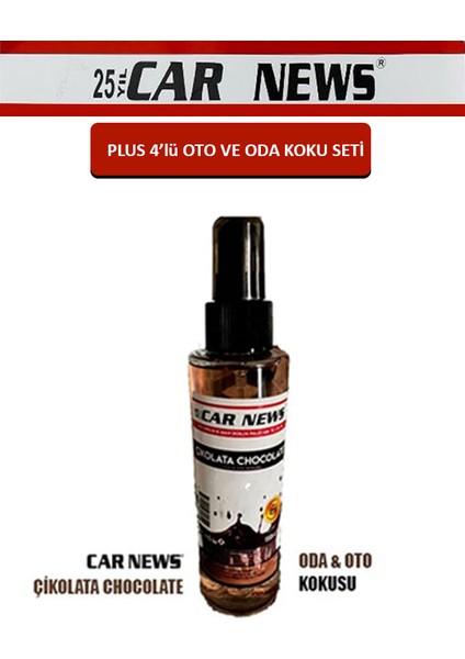 Plus 4’lü Sprey Oto ve Oda Koku Seti indirimleri