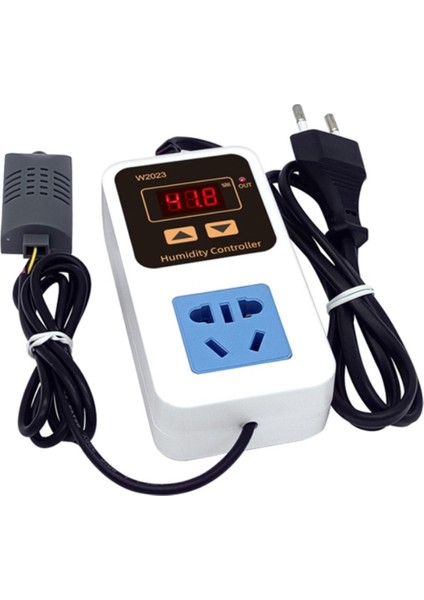 W2023 Dijital Ekranlı Nem Kontrol Cihazı Nemlendirici Kontrol Ab Fişi (Yurt Dışından)