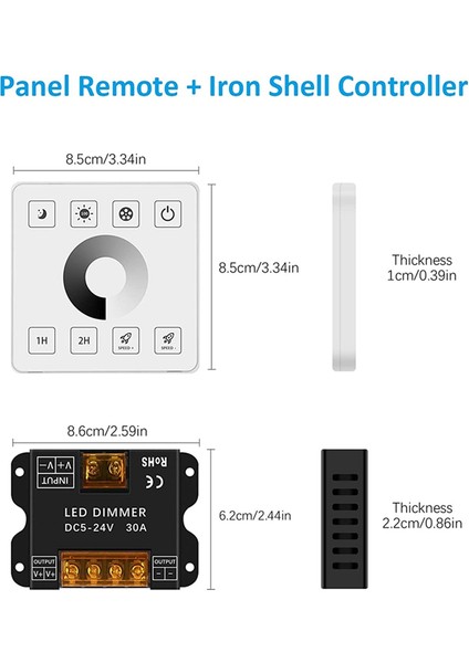 DC5-24V 30A Tek Renkli LED Şerit Aydınlatma Için Dimmer Kontrolü (Yurt Dışından) indirimleri