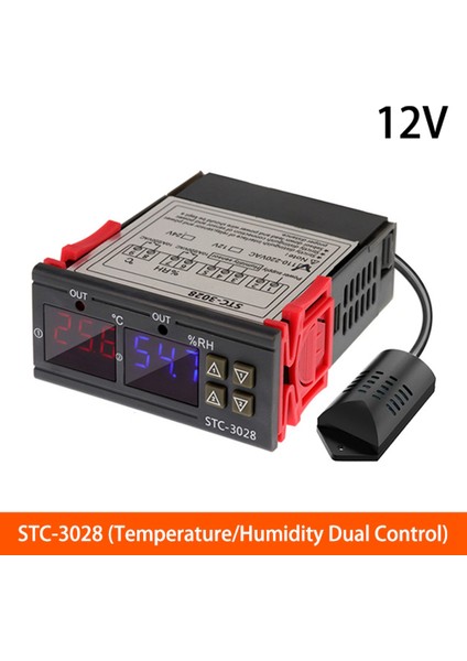 Çift Dijital Termostat Sıcaklık Nem Kontrol Termometresi (Yurt Dışından) indirimleri