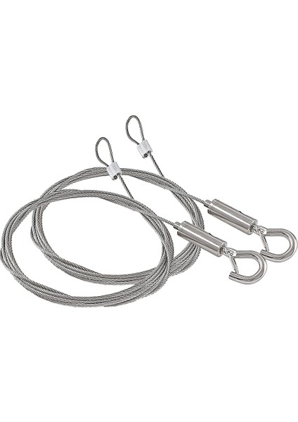 6 Adet Ağır Hizmet Tipi Paslanmaz Çelik Tel Halat (Yurt Dışından) indirimleri