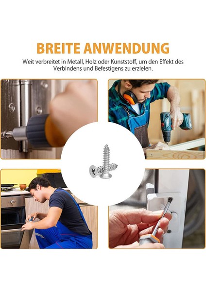 510 Adet Ahşap Vida Çeşitleri Seti-Paslanmaz Çelik Kendiliğinden Kılavuzlu Vida (Yurt Dışından) fırsatları