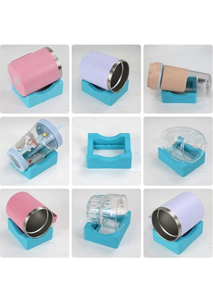 Tumbler Crafting Için Küçük Silikon Bardak Beşiği - Vinil Çıkartma (Yurt Dışından) modelleri