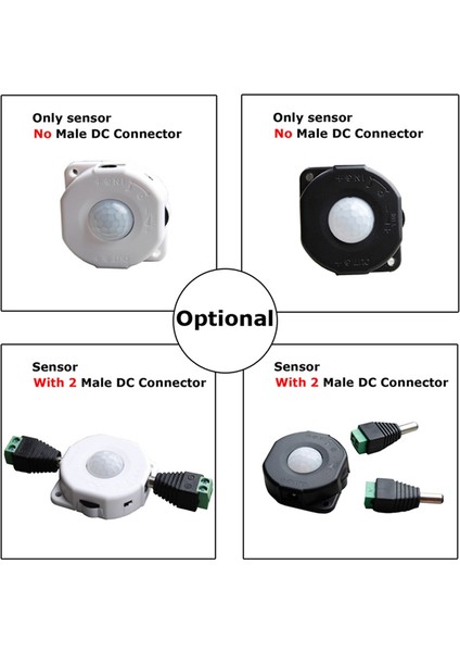 5 Adet Hareket Sensörlü Işık Anahtarı Dc 5V 12V 24V Hareket B (Yurt Dışından) fırsatları