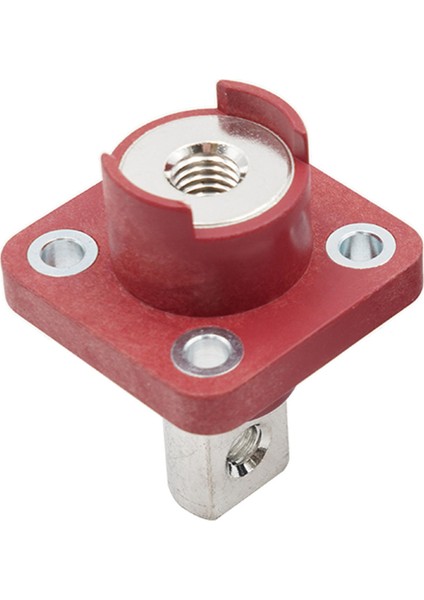 200A Kare Şekilli Duvardan Geçmeli M8 M6 Dişli Bara Tipi Cıvata Kırmızı (Yurt Dışından)