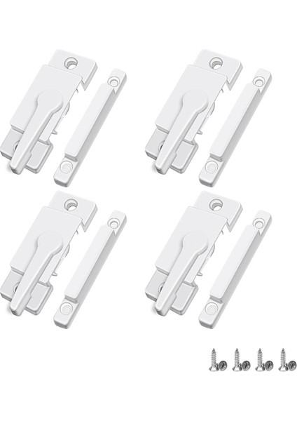 Paket Pencere Kanat Kilidi Pencere Mandalı Beyaz Yatay Sürgülü Sistemlere Uygun (Yurt Dışından)