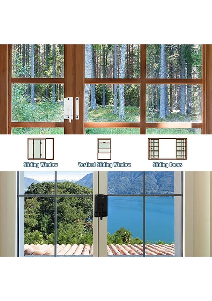 Paket Pencere Kanat Kilidi Pencere Mandalı Beyaz Yatay Sürgülü Sistemlere Uygun (Yurt Dışından) fiyatları