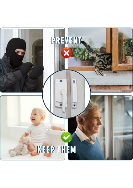 Paket Pencere Kanat Kilidi Pencere Mandalı Beyaz Yatay Sürgülü Sistemlere Uygun (Yurt Dışından) modelleri