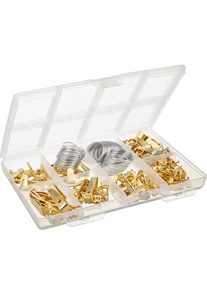 Resim Asma Seti Ağır Hizmet Tipi Tel 220 Parça Fotoğraf Aynası Çerçevesi Için (Yurt Dışından)